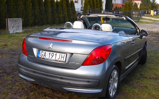 Peugeot 207 CC cena 15000 przebieg: 156300, rok produkcji 2007 z Reda małe 301